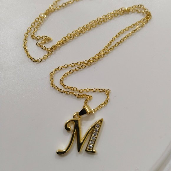 initials necklace M - Picture 2 of 3